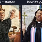 Should have stopped with Martin Luther