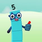 Numberblocks Papaya 5