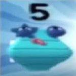 Numberblocks Squished 5