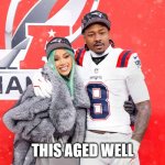 This aged well | THIS AGED WELL | image tagged in cardi b,funny,super bowl,stefon diggs,romance | made w/ Imgflip meme maker