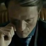 Mads Mikkelsen thinking