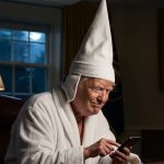 Trump's anonymous staffer who posts disgusting racist memes meme