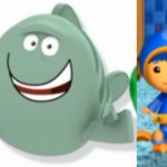 Mr Grumpfish singing with geo