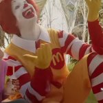 Ronald McDonald praise the lord