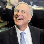 Happy Greg Abbott