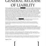 General Release of Liability