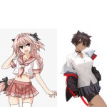 Femboy and tomboy template