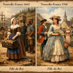 nouvelle france 1663 et 1760 fille du roi