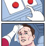 Two-buttons Elon Musk