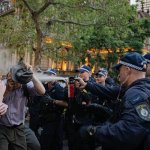 sydney protesters beaten arrested