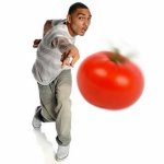 throwing tomato meme