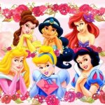 Vintage Cute Disney Princess Letter