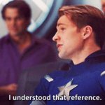 Captain American Understood That Reference