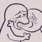 Kissing Meme template