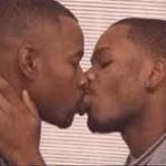 men kissing
