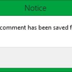 Windows 8.1 - Your comment has been saved for future use.