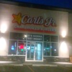 What is Ristar doing here? | RISTAR? ARE YOU A DRIVE THRU? | image tagged in carl's jr,ristar,memes,funny | made w/ Imgflip meme maker
