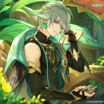 Happy Birthday Ailhaitham! (11-02-2026) | image tagged in ailhaitham birthday art,birthday,genshin impact | made w/ Imgflip meme maker