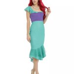 Disney The Little Mermaid Ariel Cosplay Ruffle Dress | Hot Topic