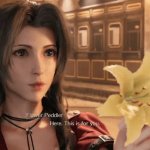 Aerith giving flowers