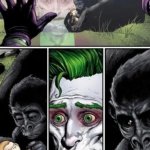 Joker and the monkey