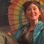 Kaylee from Firefly with umbrella template