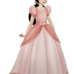 PNG Melody vestido rosa - La Sirenita 2