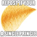 team single pringle meme