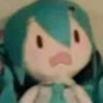 Shocked Miku Plush meme