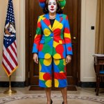Kamala Harris clown