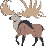 Male Megaloceros (Paleoverse + EOIverse)