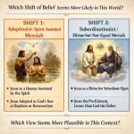 CHOOSE WHICH of these two shifts seems more likely in that world