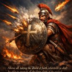 RE: Paul's ALLEGORY Eph 6:16 Above all, taking the shield of fai