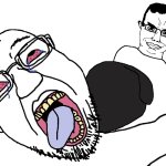 Chudjak punching Wojak Pointing