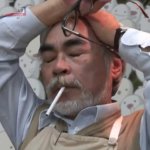 Smoking Chinese guy glasses enough