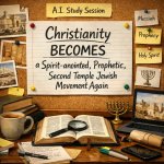 A.I. Study session, says: Christianity BECOMES a Spirit anointed