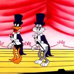 Bugs and Daffy dancing meme