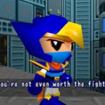 You're not even worth the fight. template