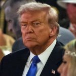 Trump concentrating, senile dementia, hatred meme