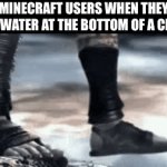 Fall | MINECRAFT USERS WHEN THEY SEE WATER AT THE BOTTOM OF A CLIFF: | image tagged in gifs,funny,memes,funny memes,relatable | made w/ Imgflip video-to-gif maker