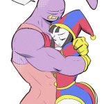 Sad Jax hug Sad Pomni