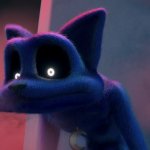 Catnap looking down and out meme