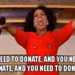 Oprah Donate