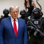 Donald Trump Satan ICE  guns