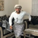 Arab dad with the stick