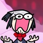 Akari chokes on red chain