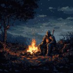 campfire knight