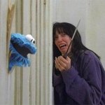 Cookie Monster shining