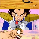 Vegeta! What does the scouter say about his power level?