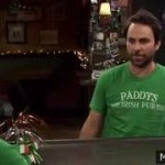 Always Sunny Charlie drinks paint GIF Template